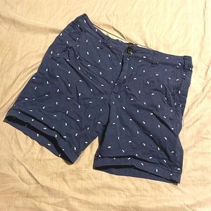 Blue White Dots Shorts